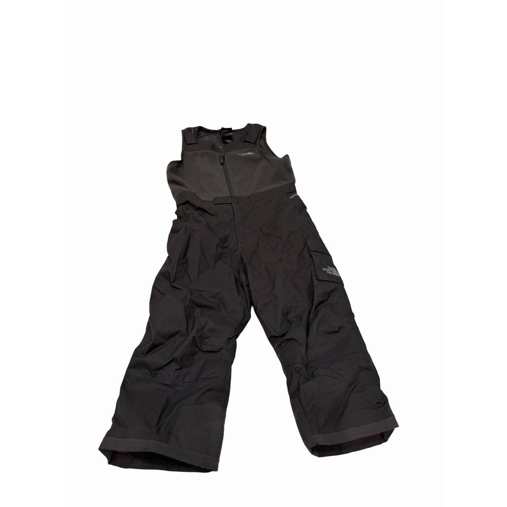 The North Face toddler insulated snow bib charcoal gray Size 4T